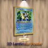 Poster lenticulaire Pokémon en 3D avec effet visuel changeant