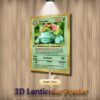 Poster lenticulaire Pokémon en 3D avec effet visuel changeant