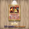 Poster lenticulaire Pokémon en 3D avec effet visuel changeant