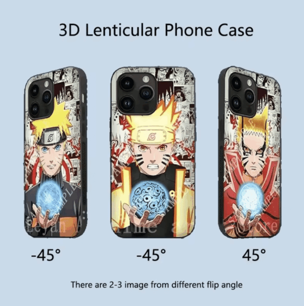 Coque Lenticulaire 3D Smartphone - Naruto Rasengan Évolutif – Image 3